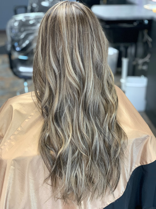 Highlights and lowlights by Donna Watson at Rumours Hair Design Nampa, ID
