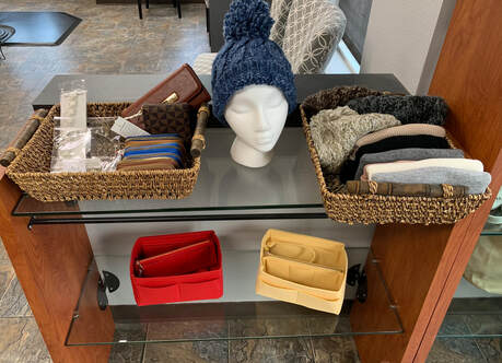 Beanies, wallets, hair accessories and fun gifts at Rumours Hair Design in Nampa, ID 