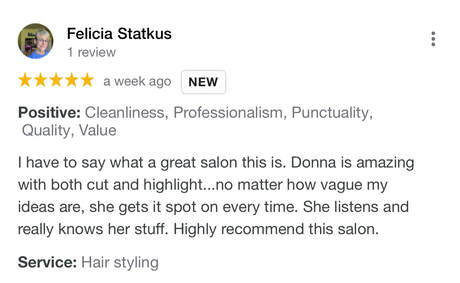 Rumours Hair Design review