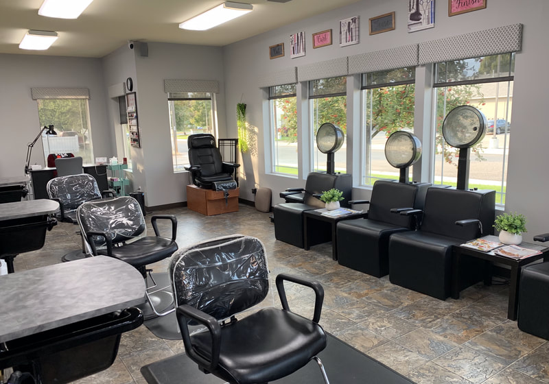 Salon space at Rumours Hair Design in Nampa, Idaho