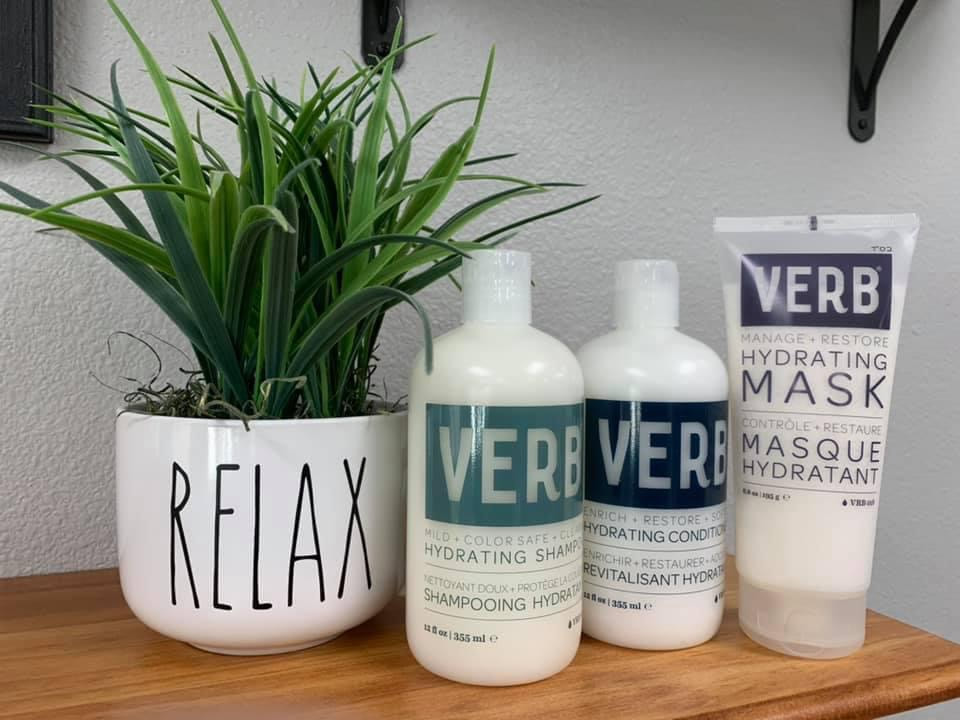 Verb professional haircare products at Rumours Hair Design in Nampa Idaho