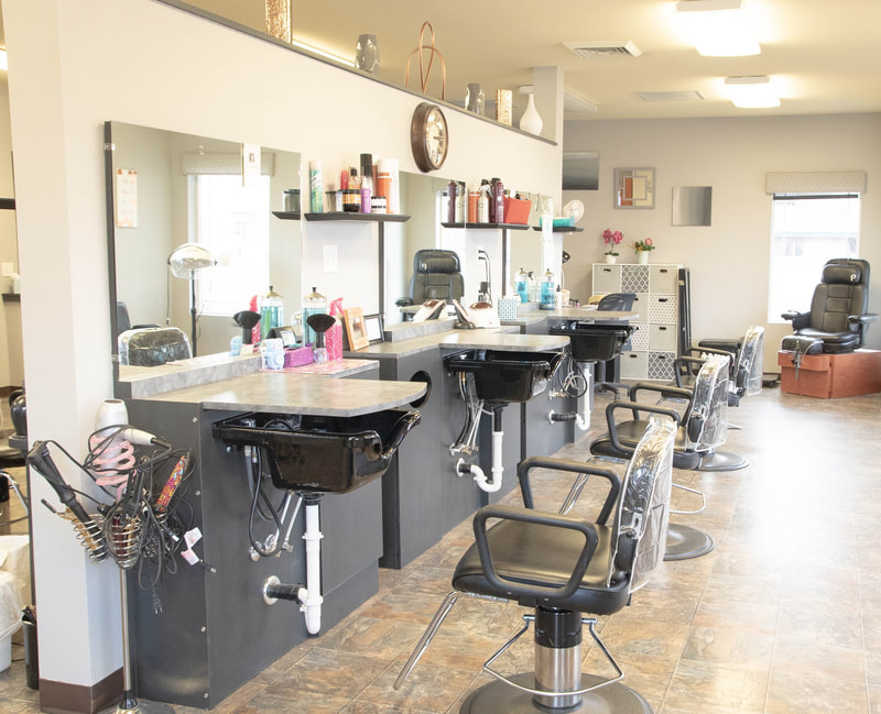 Hair salon at Rumours Hair Design in Nampa Idaho